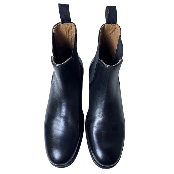 Frye Chelsea Boots Tyler Men's 8D Black Leather Pull On Elastic Gore Round Toe - Picture 5 of 11